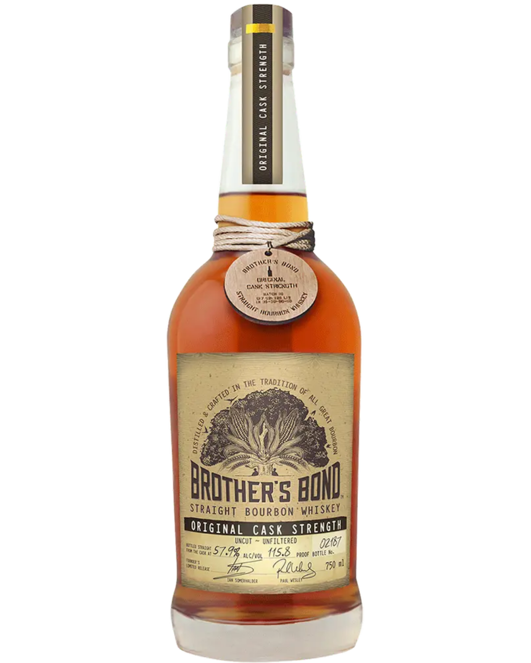 Brother's Bond Cask Strength Straight Bourbon Whiskey